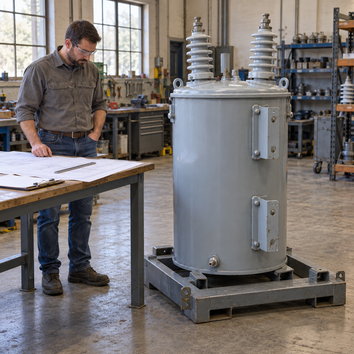 Pole-Mounted Transformer Mounting: Single-Phase Drawing Review