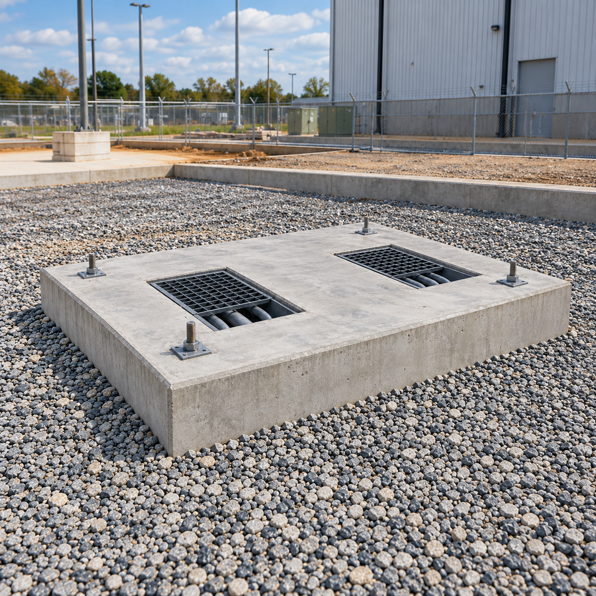 Pad-Mounted Transformer Foundation Openings