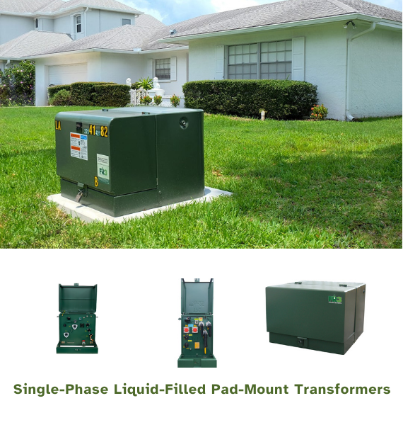 Single-Phase Liquid-Filled Pad-Mount Transformers