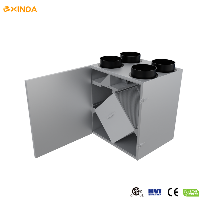150CFM Residential Energy Recovery Ventilator -Wall mounted