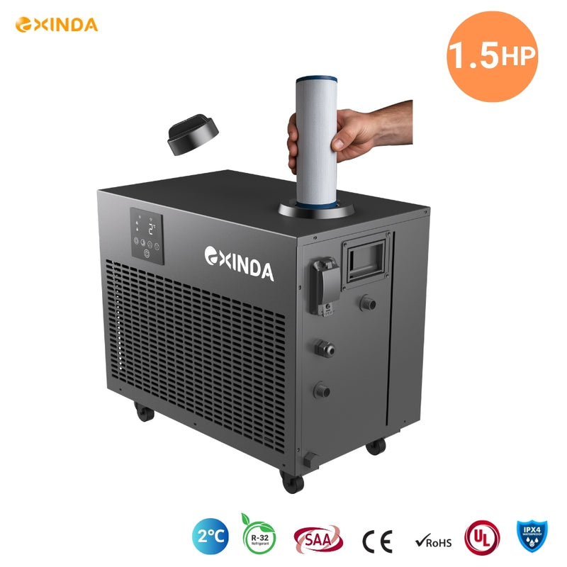 High-Capacity 1.5HP Ice Bath Chiller – Smart Cold Plunge Chiller for Recovery